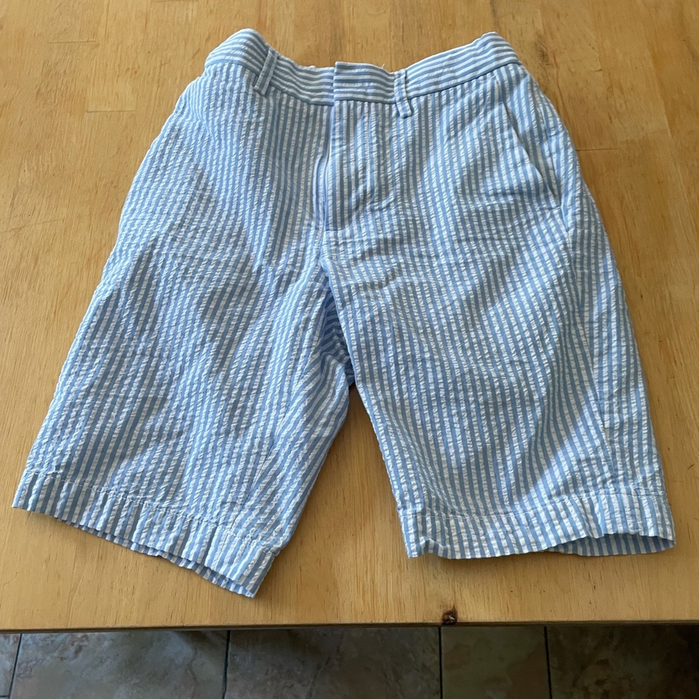 Boy’s shorts in seer sucker from J. Crew